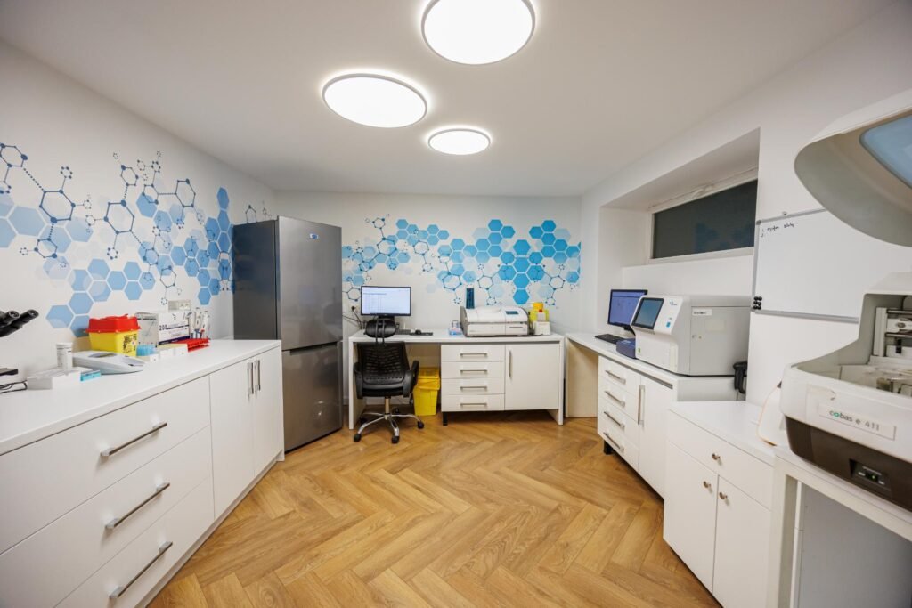 Interior of the clinic Dr. Medical Clinic & Lab in Tirana
