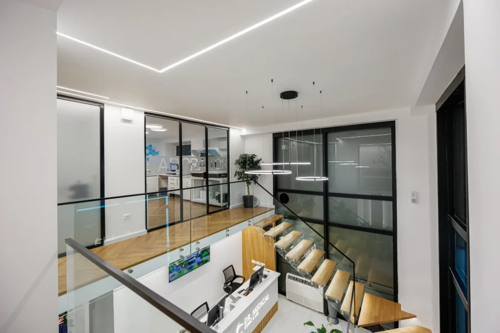 Ambientet e klinikës Dr. Medical Clinic & Lab në Tiranë