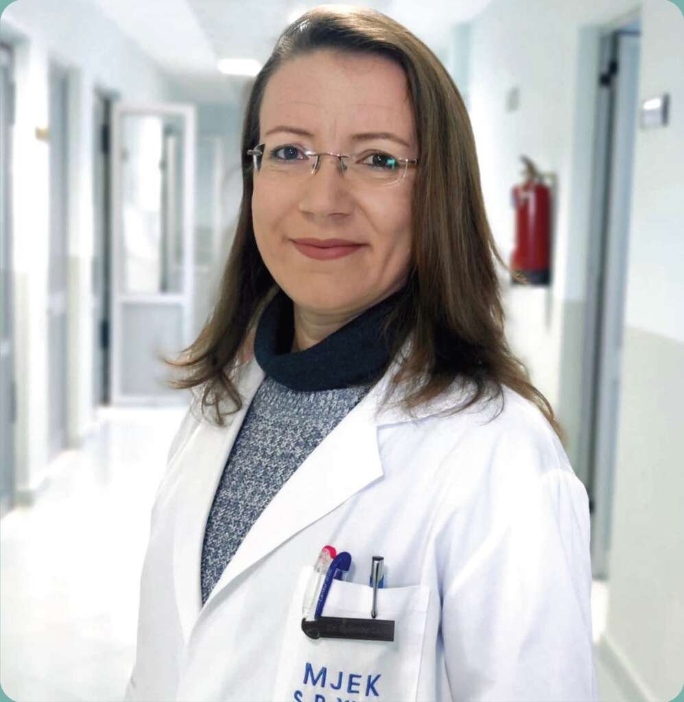 Dr. Eglantina Dema, obstetrician-gynecologist at Dr. Medical Clinic & Lab, Tirana