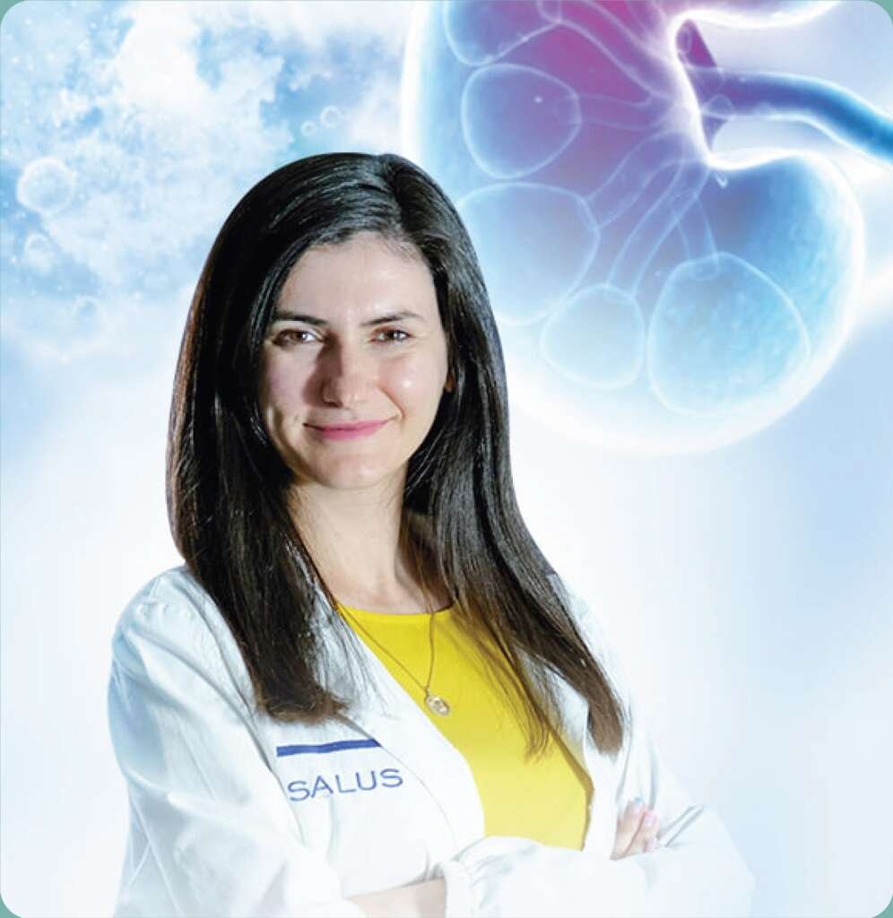 Dr. Larisa Shehaj, nefrologe në Dr. Medical Clinic & Lab, Tiranë